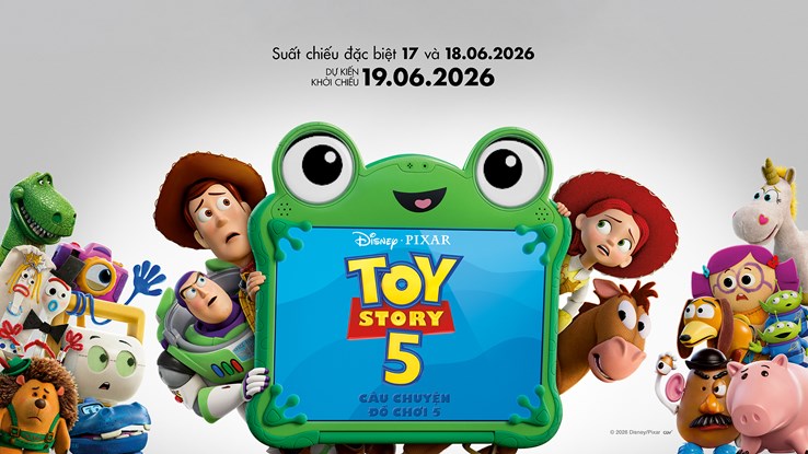 Poster phim Toy story5: câu chuyện đồ chơi 5