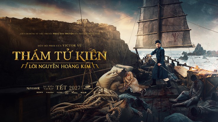 Poster phim Thám tử kiên: lời nguyền hoàng kim